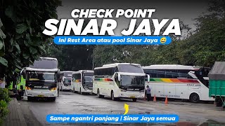 Hunting Bus di Tempat Check Point Bus Sinar Jaya