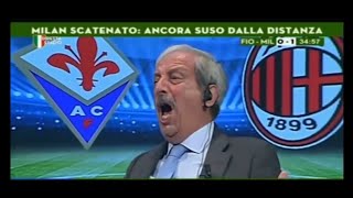 TIZIANO CRUDELI FIORENTINA MILAN 0-1  CALHANOGLU FA IMPAZZIRE CRUDELI