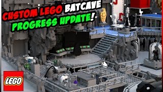 Custom Lego Batcave Progress Update!