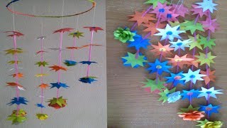 How to make home decoration with paper flower,