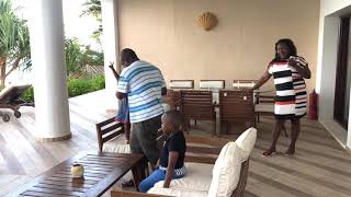 The Kabus residing at a presidential suite in Zanzibar.