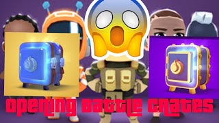 Opening battle crates in Battlelands