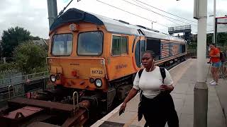 66733 On The Freight Train At Willesden Junction