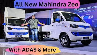 All New Mahindra Zeo | ADAS और DMS के साथ| Zero Emission Option by Mahindra | CC2 Port | Fast Charge