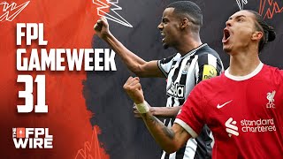 FPL Gameweek 31 Pod  | The FPL Wire | Fantasy Premier League Tips 2023/24