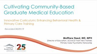 10. INNOVATIVE CURRICULUM: Enhancing Behavioral Health and Primary Care Training