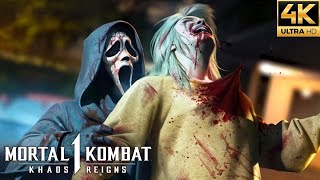 Mortal Kombat 1 Khaos Reigns - Ghostface Tower Ending (4K 60FPS)