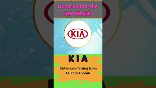 Guess the Scrambled Word   Car Brand Category 🚘🚕🚗  PART 8