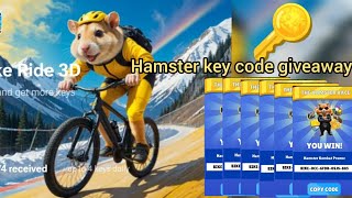 Hamster Combat Key Code Giveaway 🥳  // hamster combat unlimited key tricks      #hamsterkombat