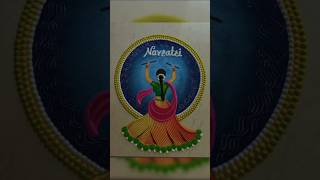 Navratri rangoli beautiful 😍❤️ please like and subscribe my channel ☺️☺️ #rangoli #maadurga #shorts