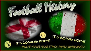 England and Italy All Major Tournament Finals | Its Coming Home🏴󠁧󠁢󠁥󠁮󠁧󠁿 or Its Going Rome🇮🇹