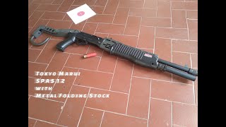 (Airsoft Indonesia) Tokyo Marui SPAS 12 with Folding Stock