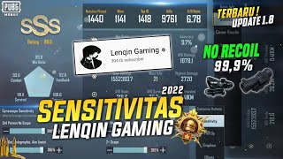 Sensitivitas PUBG Mobile Terbaik LENQIN GAMING | Sensitivity pubg mobile gyroscope 5 Finger Claw🔥