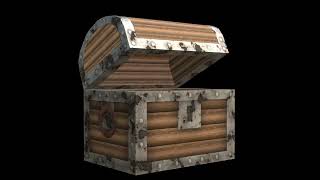 Pirate Wood Treasure Chest