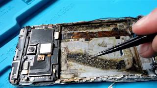 Odzyskanie danych ze spalonego telefonu - burned phone data recovery