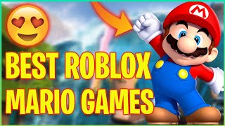 The BEST Roblox Mario Games!!