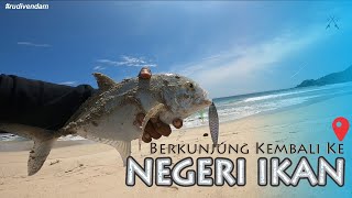 Ini akibatnya maksa mancing di spot ekstrim. Ya sudah, ikhlaskan saja.