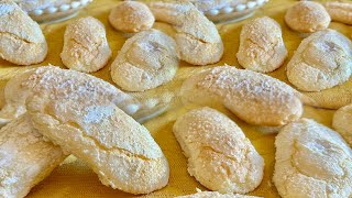 I biscotti che si sciolgono in bocca soffici e spumosi 🔝solo con uova zucchero e farina