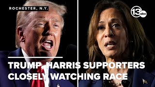 Tracking the presidential race: Trump, Harris supporters closely watching election results