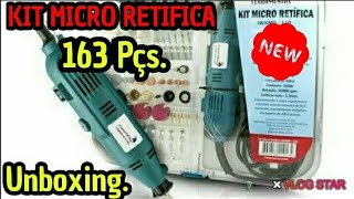 Micro Retifica SH TOOls 163 peças.(Veja antes de comprar uma 🤔)