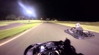 Kart ECPA 06/08/2015 Gopro hero 4 noturno corrida parte 1