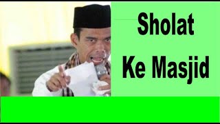 Tanya Jawab Ust. Abdul Somad - Sholat Ke Masjid | Dakwah Cyber