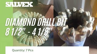 Virtual Product Inspection at Salvex - Diamond Drill Bit 8 1/2" - 4 1/8" (215,9-105) (7 Pcs)