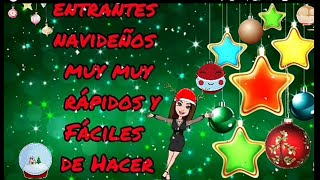 ENTRANTES NAVIDEÑOS muy muy rápidos y fáciles de hacer