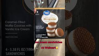 Ice Cream Sandwiches at Walmart…#food #walmart #icecream #ontheroadto1ksubscribers