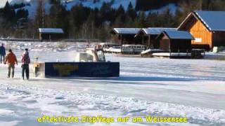 Effektive Eispflege am Weissensee.avi