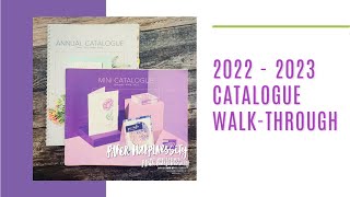 Walk Through the Retiring 2022 - 23 Annual Cattie and Jan - April 2023 Mini Cattie #stampinup