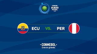 ECUADOR vs. PERÚ | CONMEBOL SUB20 FUTSAL 2024