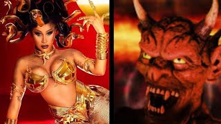 Cardi B screwed (fk'd)😳by demons 😈 Haunted rituals Hoax, Sex cult⁉️😱spirits make her kitty tribble‼️