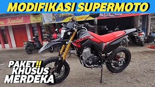 MODIFIKASI CRF150L JADI SUPERMOTO KHUSUS AGUSTUS 2023