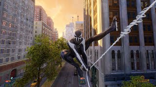 Marvel's Spider-Man 2 - Spider Man 2099 Black Suit Free Roam Gameplay (4K 60fps)