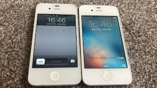 iPhone 4S iOS 5 vs iPhone 4S iOS 9