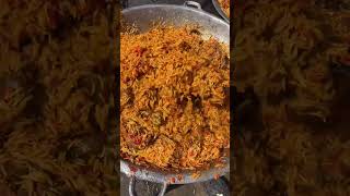 Super delicious 😋 Peppered Asun Jollof Rice #reels #youtubeshorts