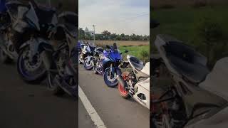 four beuties on Highway |R15 V4 white | R15 V4 blue | R15 V4 white and | r15 v4 m