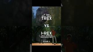 Indominus Rex JW1/JWCC Vs T Rex JP1993/2001 #shorts