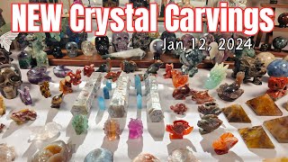 🔮NEW CRYSTAL CARVINGS!! Newest inventory as of JAN 12, 2024 #crystalhaul #crystalshop #crystals