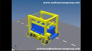 Rubber tyred Gantry Crane Container Gantry Crane-WeiHua Group/WH GROUP