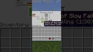 How To Brew Slow Falling (4:00) Splash Potions In Minecraft #Shorts