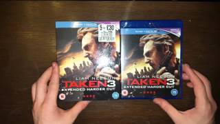 Taken 1,2&3 Bluray Unboxing