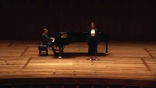 Katharina Russell soprano singing Tiny’s song from Paul Bunyan-Britten September 2023 Milton court