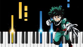 Tagatame S7 OP  - Boku no Hero Academia - Easy Piano Tutorial