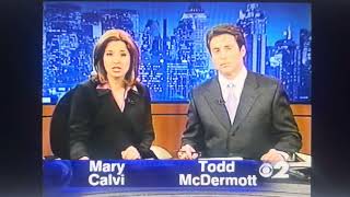 WCBS CBS 2 News at 11pm open March 20, 2004