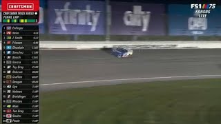 FINAL LAPS OF THE RACE - 2023 HEART OF AMERICA 200 NASCAR TRUCK SERIES AT KANSAS