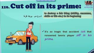 Cut off in its prime | Learn Idioms