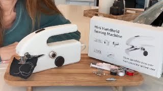 Mini Sewing Machine Kit   Mini Portable Handheld   Sewing Machines cordless Review