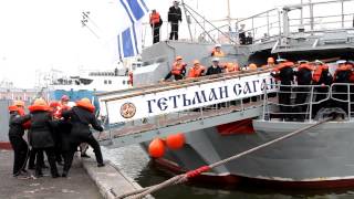 "Гетьман Сагадайчный". Одесса. Возвращение после антипиратской миссии. 1080p